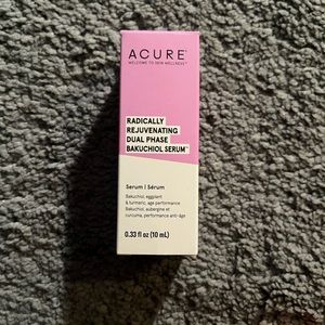Brand New! Acure Radically Rejuvenating Dual Phase Bakuchiol Serum